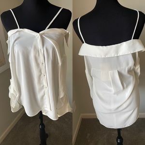 NWT ZARA Off Shoulder blouse size M